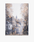 Old Town in Winter Premium Scarf