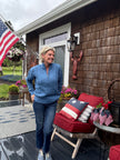 1/2 Zip 1776 Flag Sweater