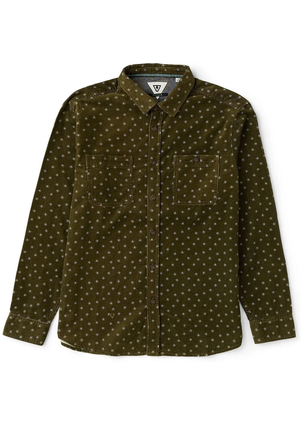 Rails Cord Printed Eco LS Shirt