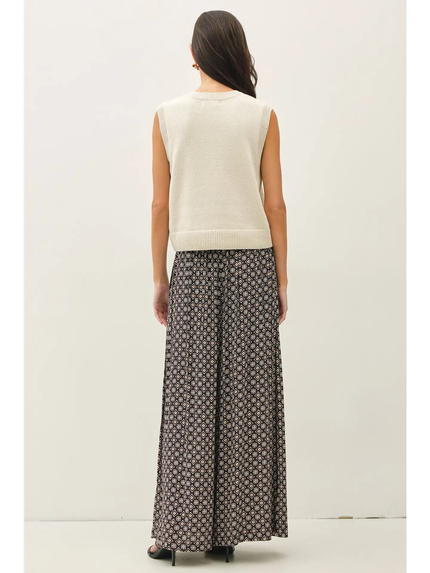 Prestley Printed Wide Leg Pant