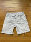 Grace denim mid-rise white short