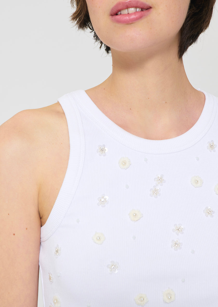 Tash EMB Tank Top