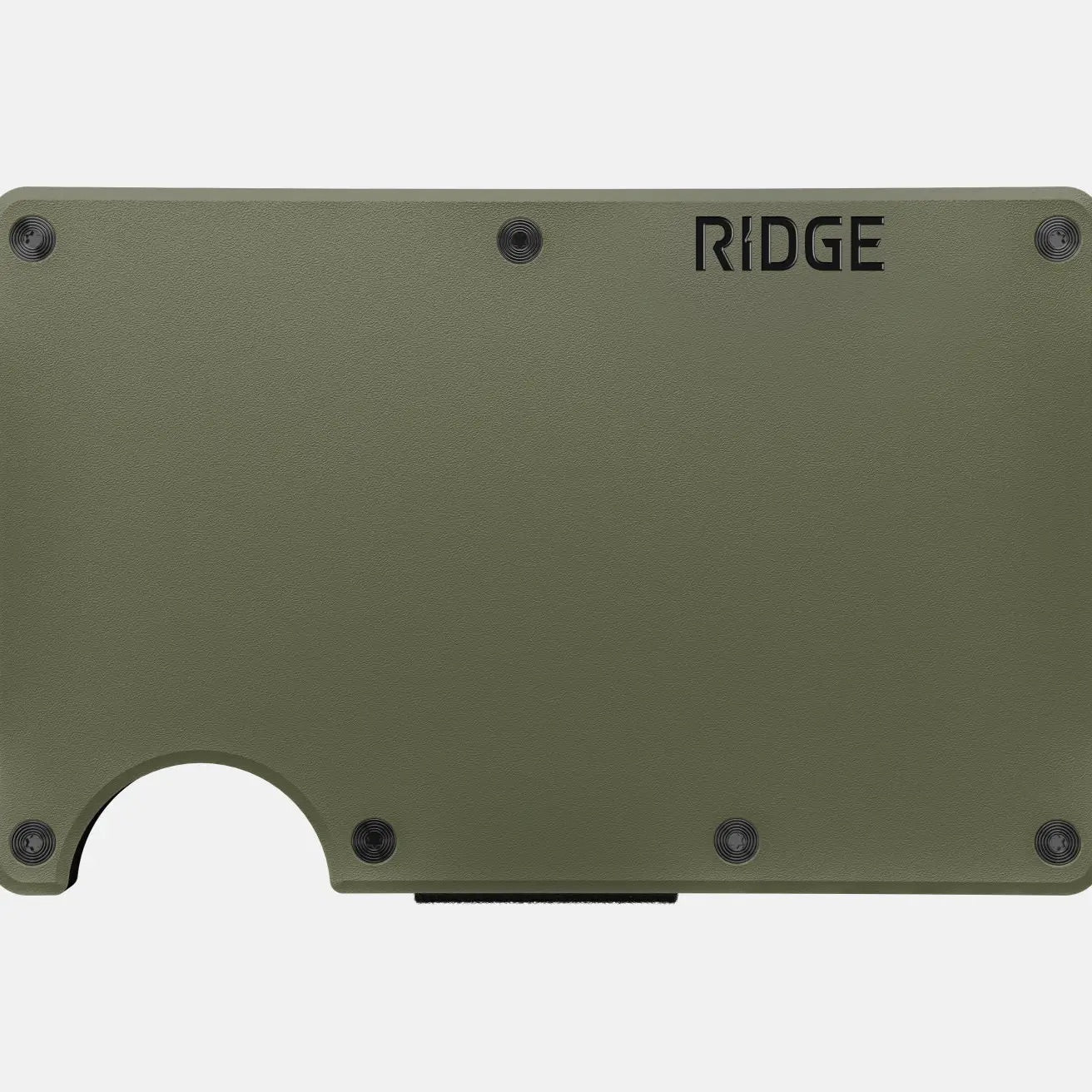 Ridge Wallet | Matte Olive-Cash Strap