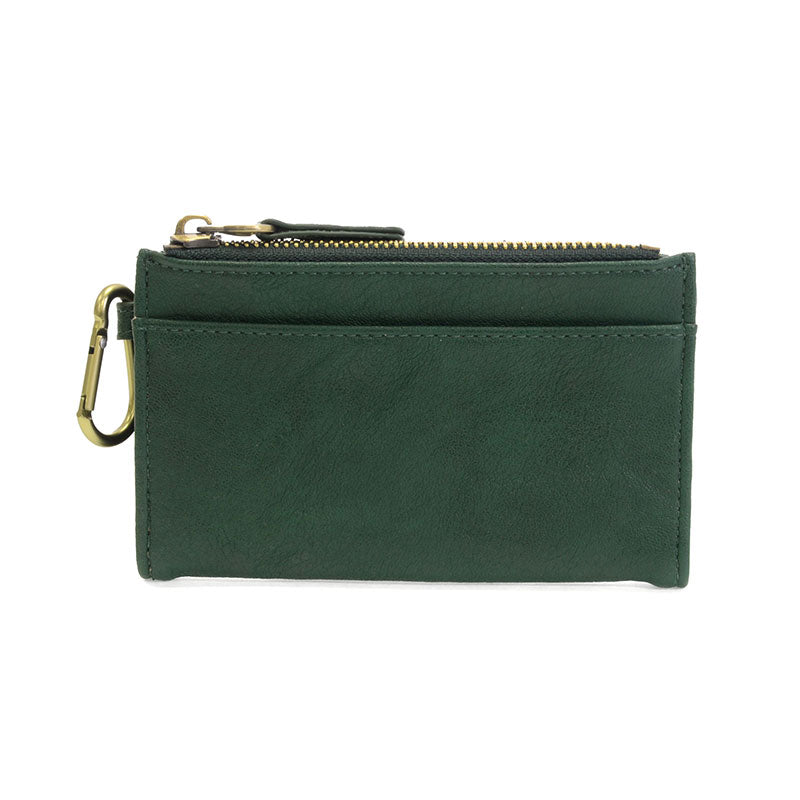 Bobbie Bifold Wallet with Carabiner dark Green