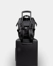 Cascade Backpack Compact Black Leatherlite