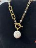 Pearl Pendant with Gold Chain Necklace NW-24-79