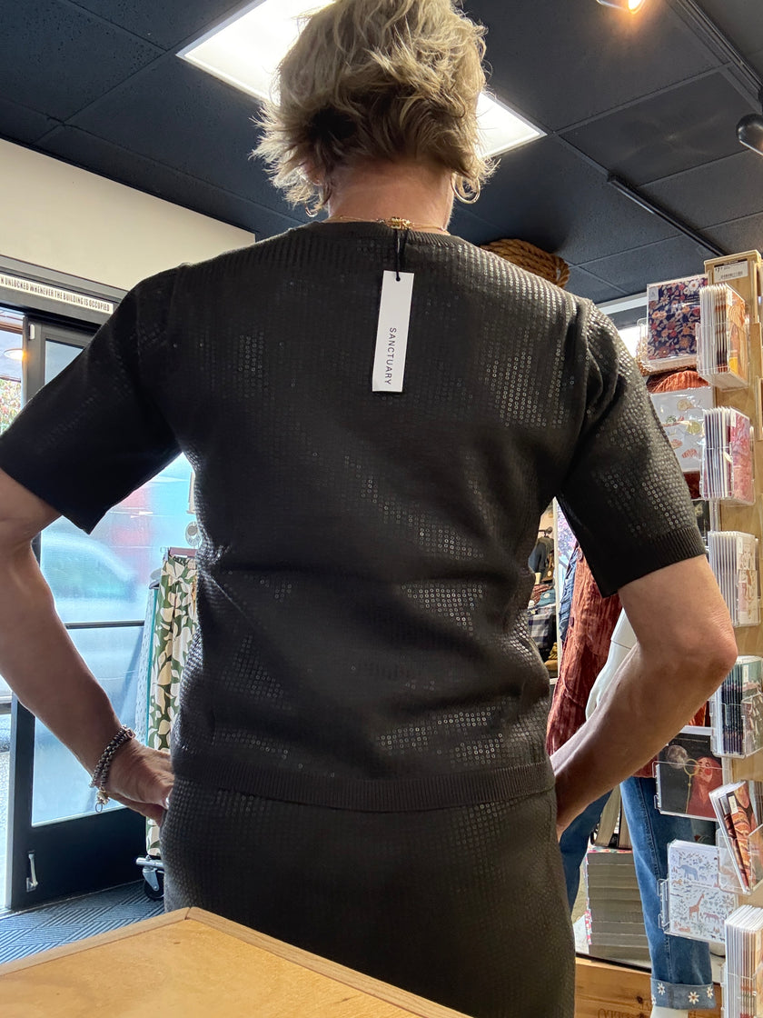 SPARKLE SEQUIN SWEATER