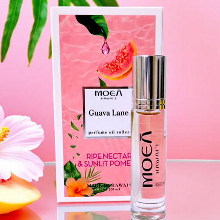 Perfume Oil Rollers | Tropical Paradise Fragrance  Guava Lane
