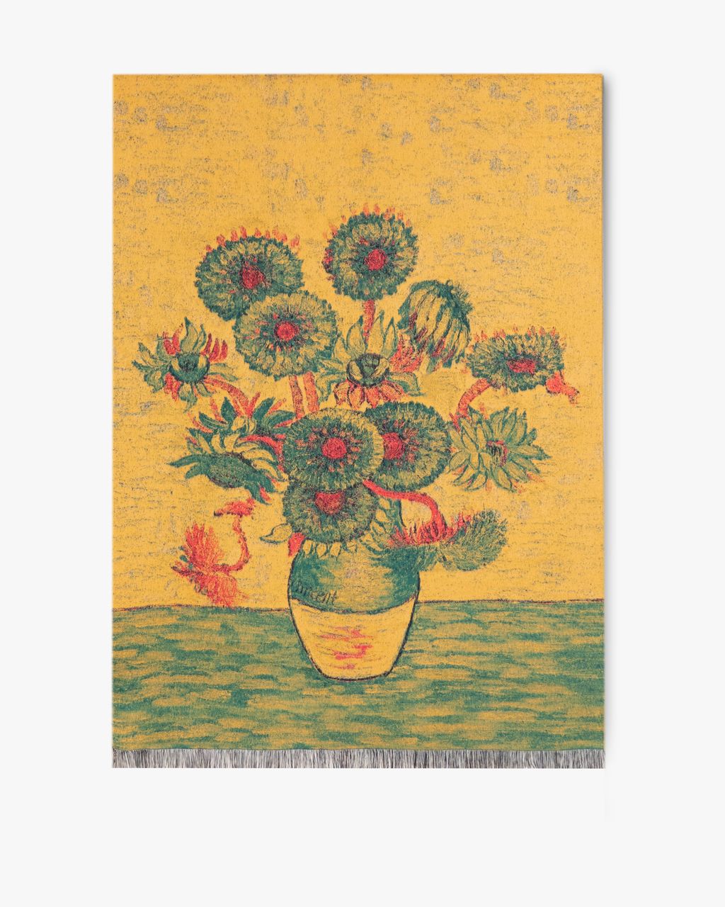 Sunflowers in a Vase Premium Scarf