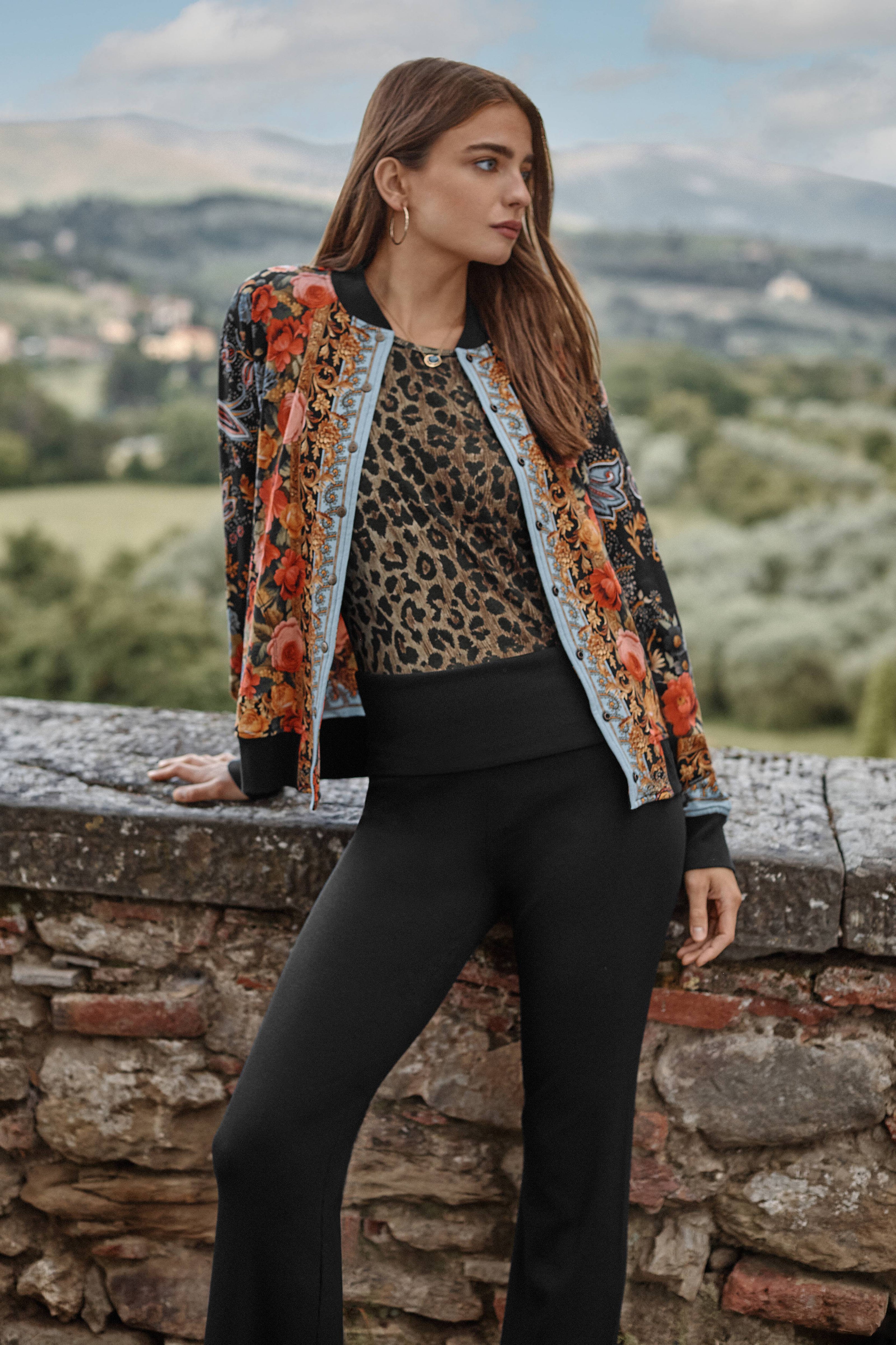 FRENCH TERRY BOMBER JACKET