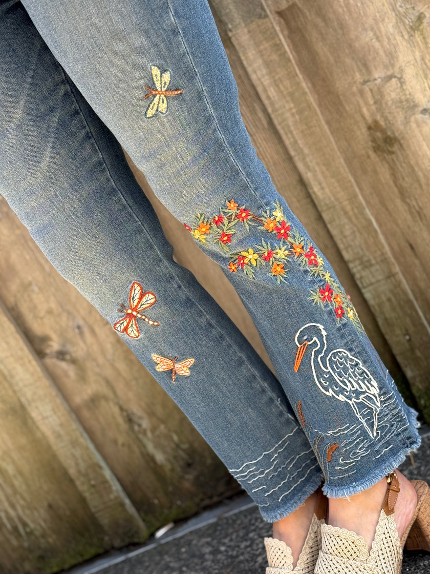 Driftwood ROXY X HERON BAY front left leg details
