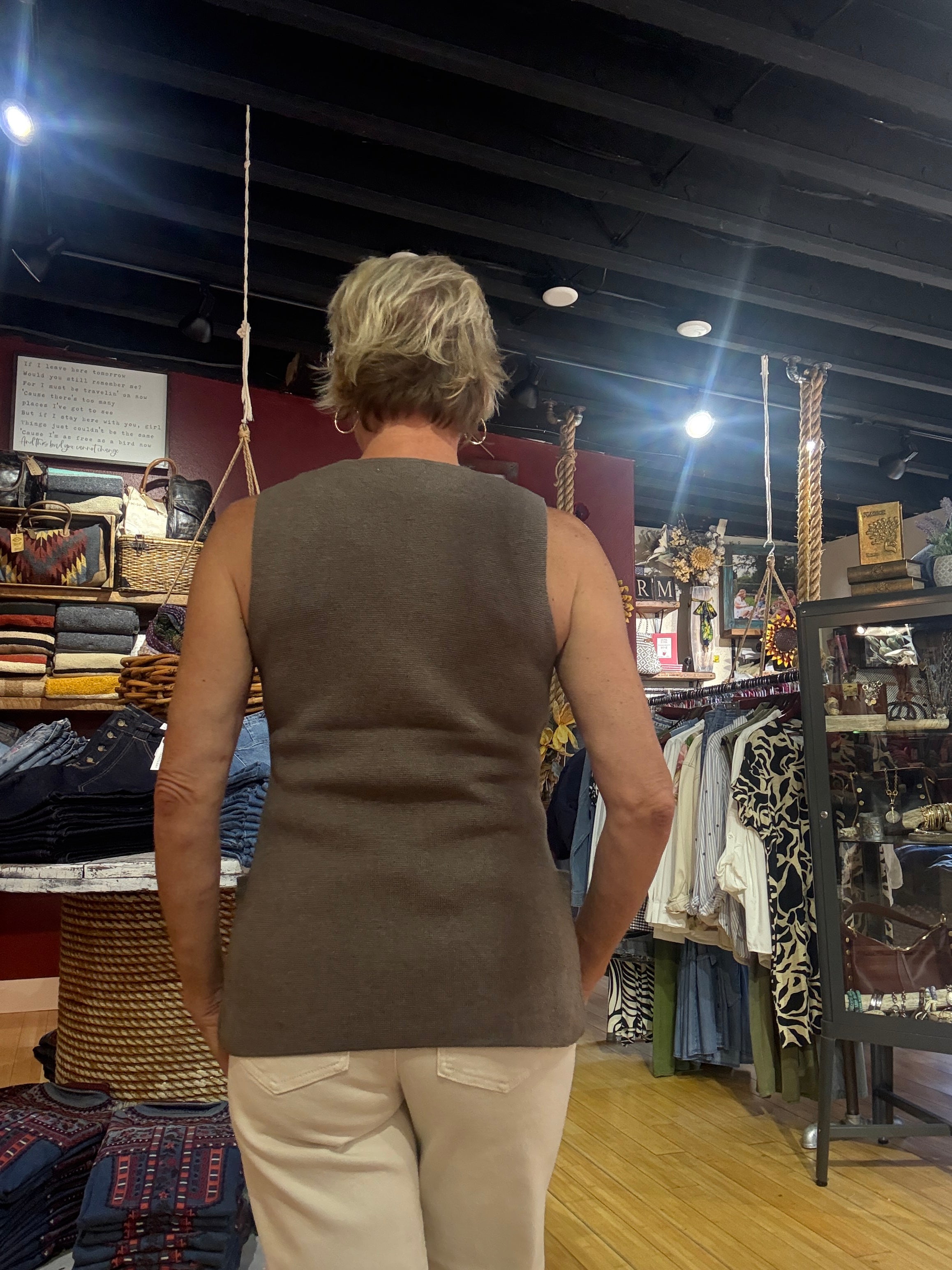 Kayden Knit Vest back