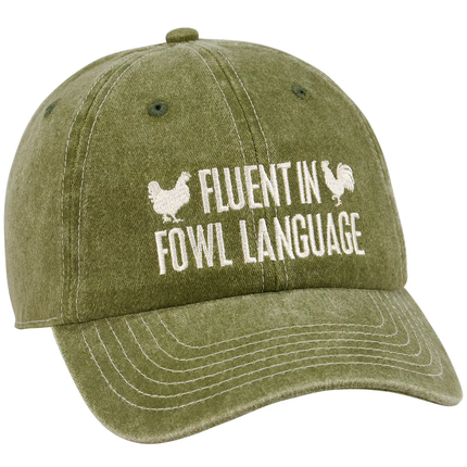 Fluent in Fowl Language baseball cap