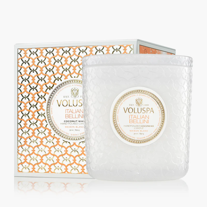 ITALIAN BELLINI LUXE CANDLE 30oz Boxed Candle