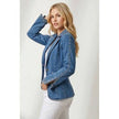 Dome Studded Denim Blazer