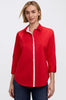 Charlie 3/4 Matte Shirt scarlet red
