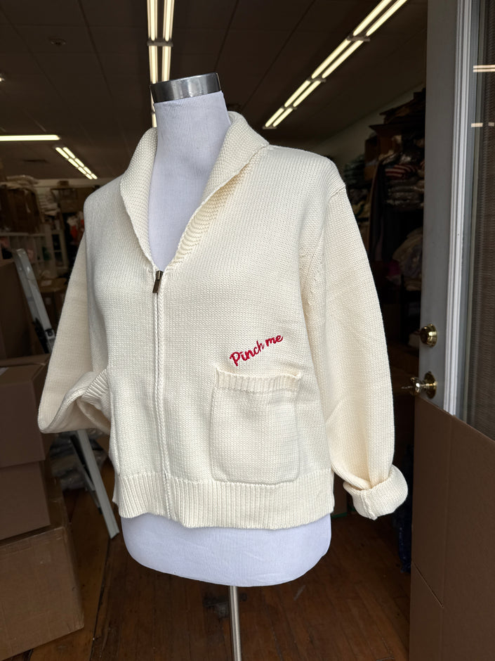 Pinch Me Zip Up Cardigan
