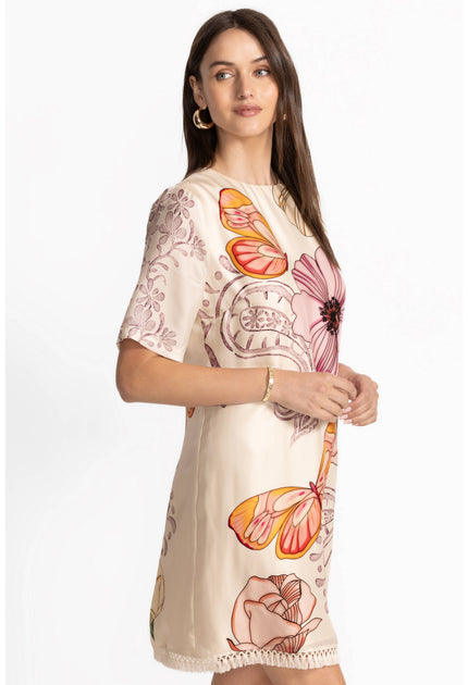 DAISEE FRINGE MINI DRESS