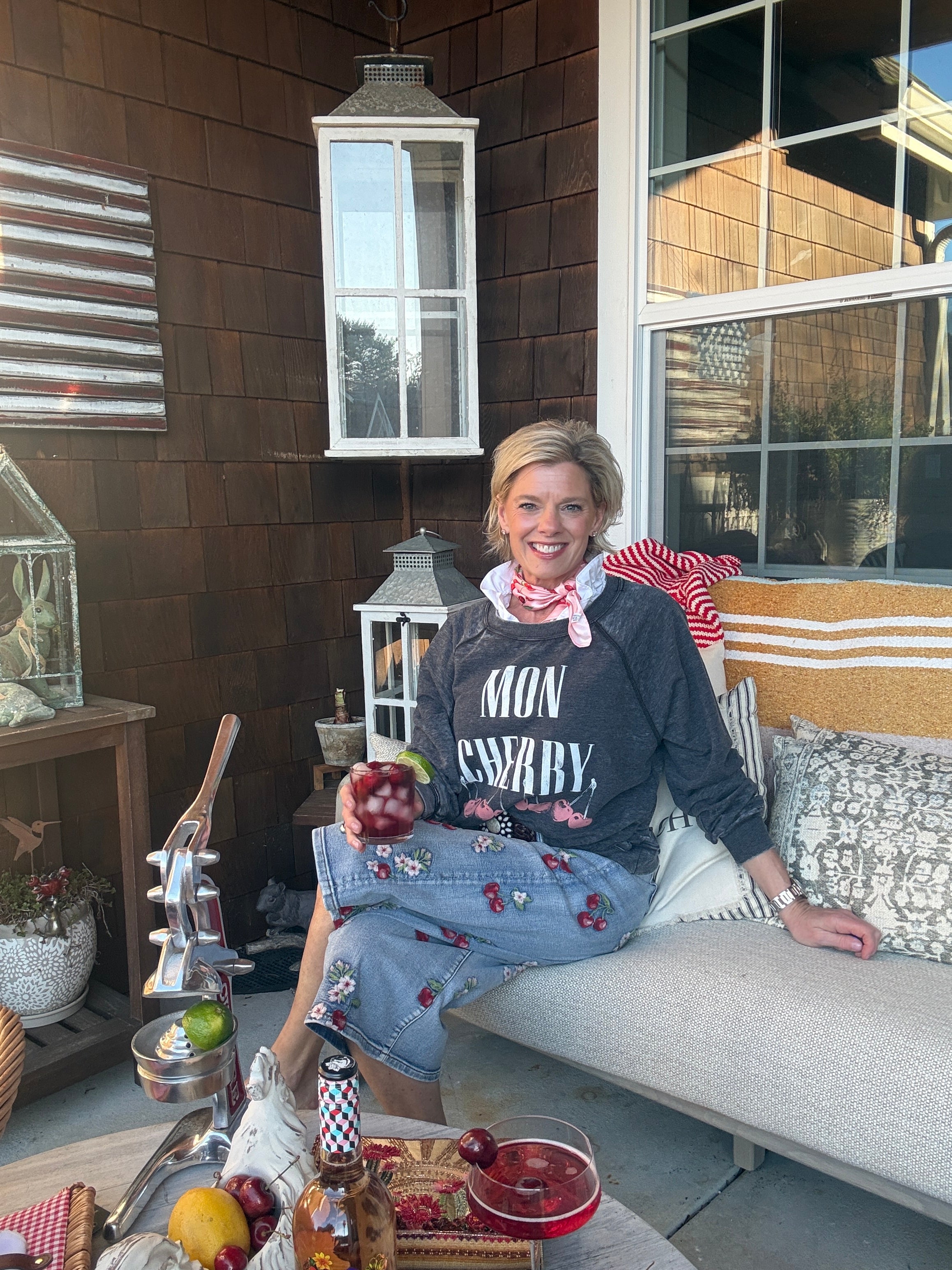 Amie Culotte X Cherry left leg/styled