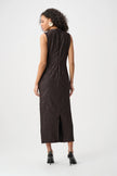 Penny's Pleated Satin Dress