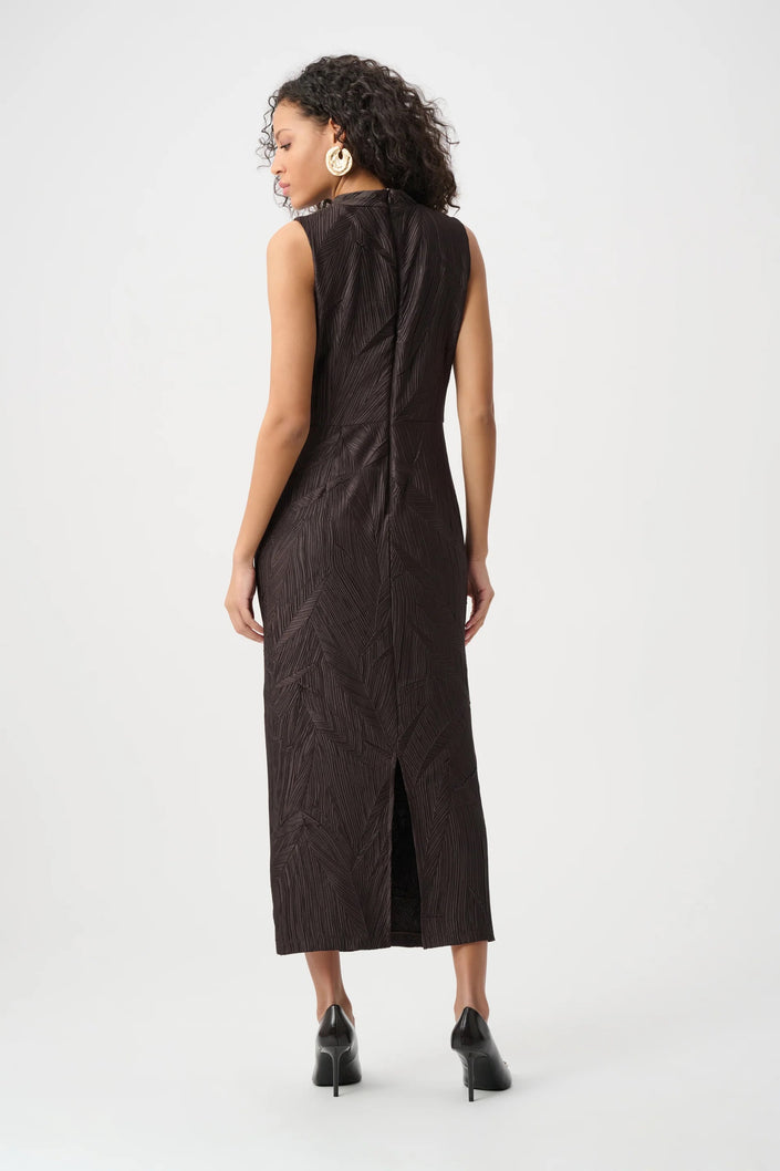 Penny's Pleated Satin Dress