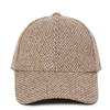 Tweed Baseball Cap - Brown