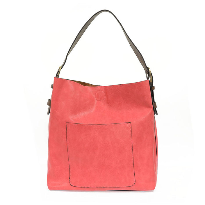 Joy Hobo 2 In 1 Handbag Azalea Pink / Coffee Handle
