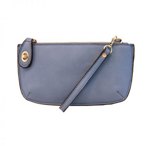 Joy Mini Crossbody Wristlet Clutch Chambray