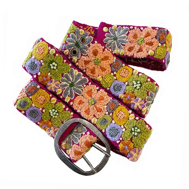 Jenny Krauss Wildflowers Belt