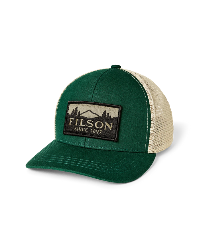 Filson Scenic Logger Mesh Cap - Green front