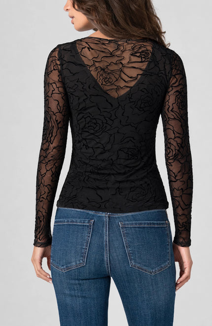 Ricci Long Slv Layered Knit Top W