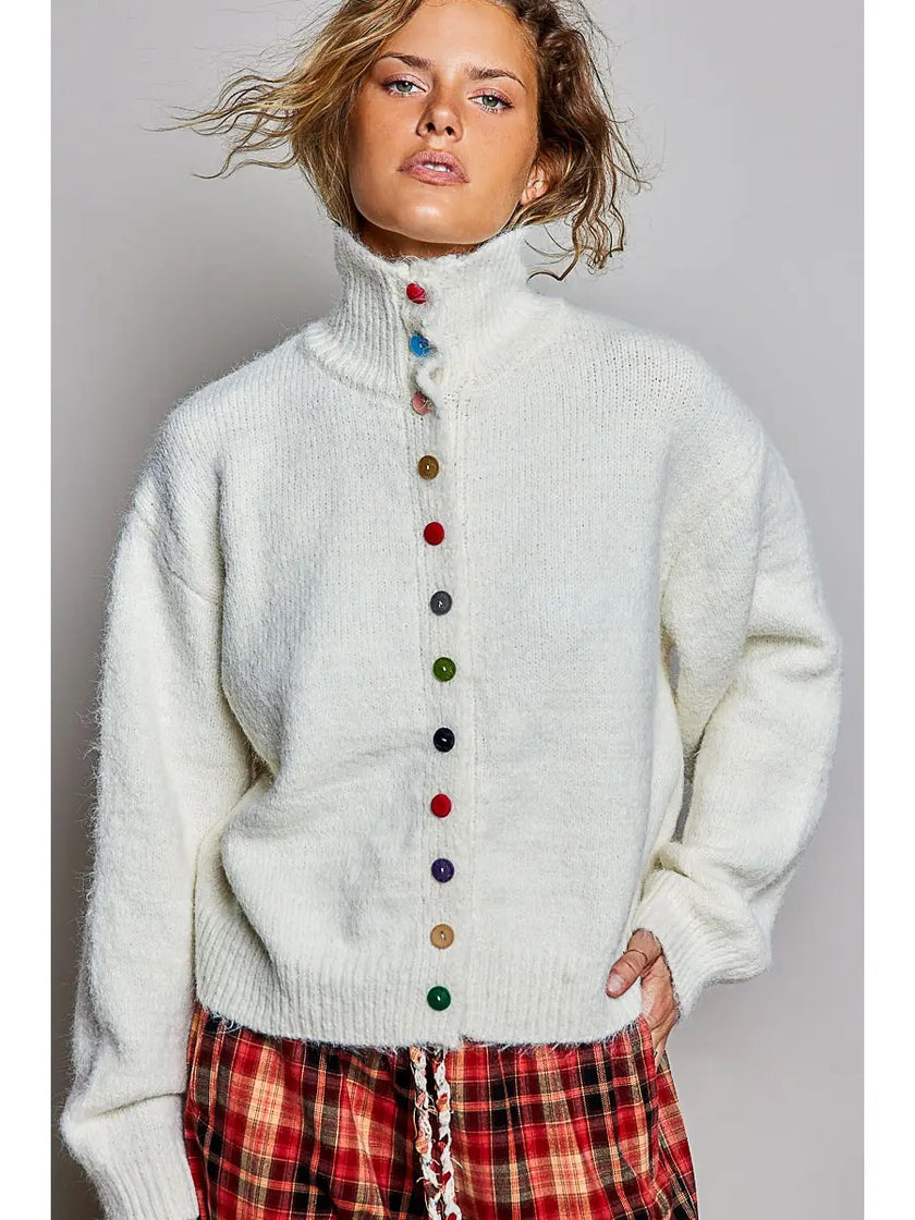 Cherise Chic Knit Oversized Cardigan OS