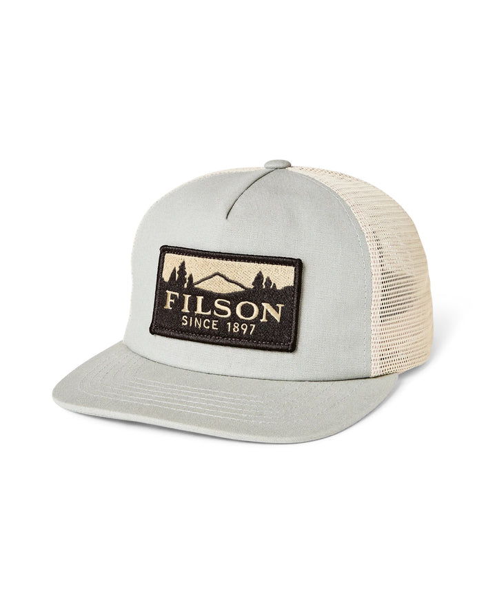 Sage / Khaki OS scene Crop Trucker Mesh Cap front