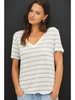 Tally Relaxed VNeck, chambray-front