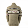 Austin Mens Western Knit Sweater taupe back