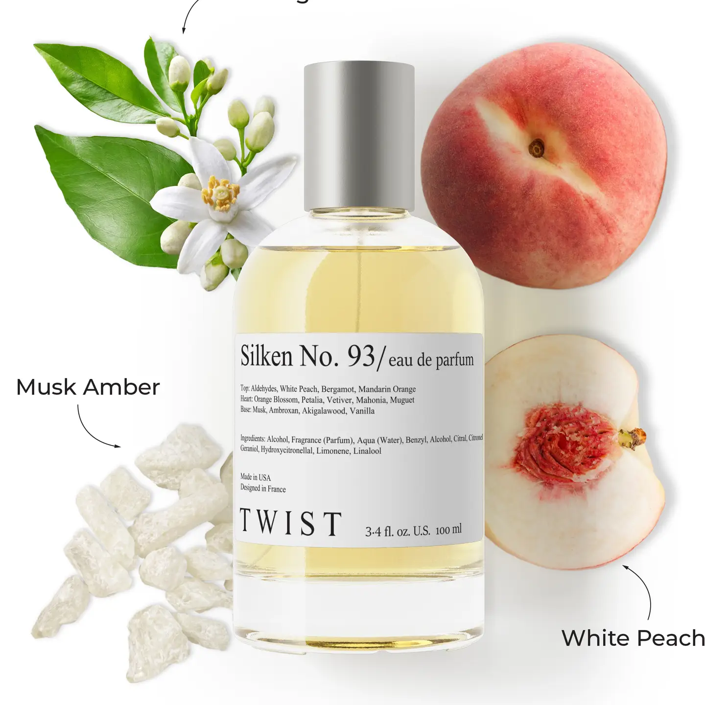 Twist Silken No. 93 Inspired By Perfume D. Marly's Valaya