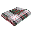 Spencer Plaid Quilted Throw Green