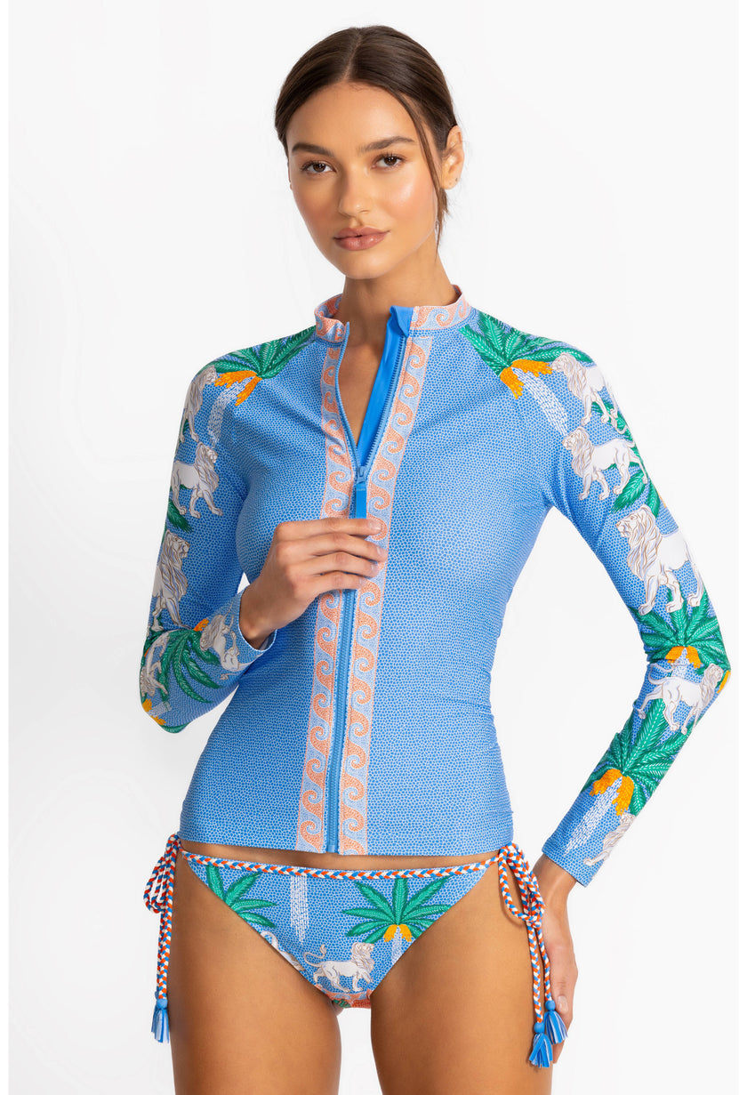 JW X PAOLITA LONG SLEEVE SURF SHIRT zipper