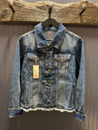 The 3D Queen Bee Denim Jacket navy front