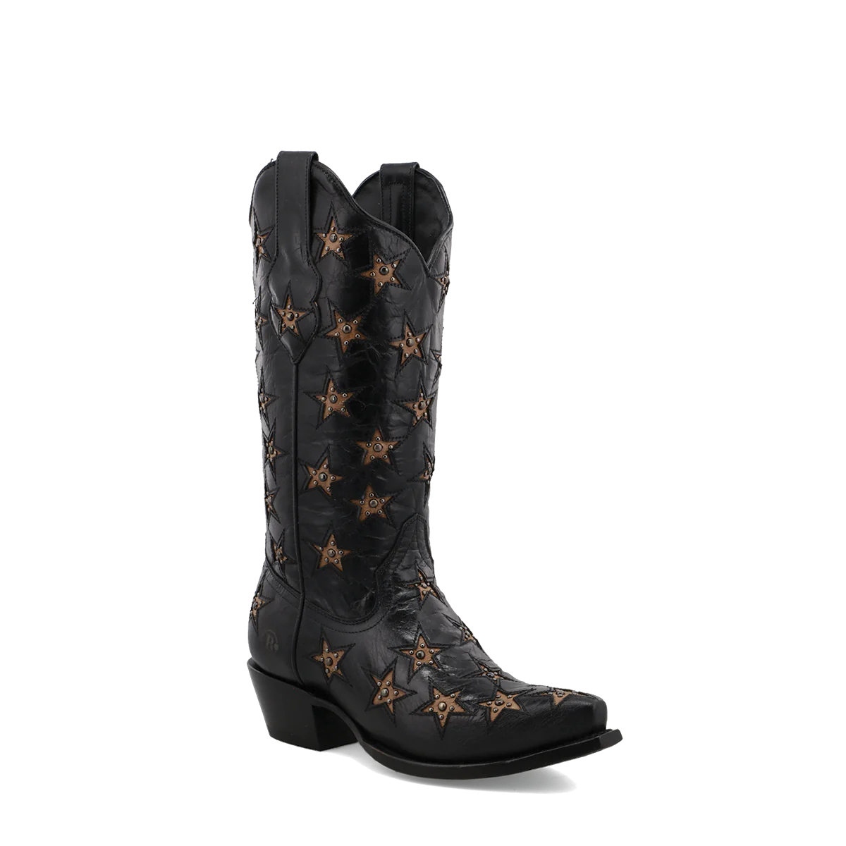 Black Star Women's Marfa Star Inlay Studded Boot front black