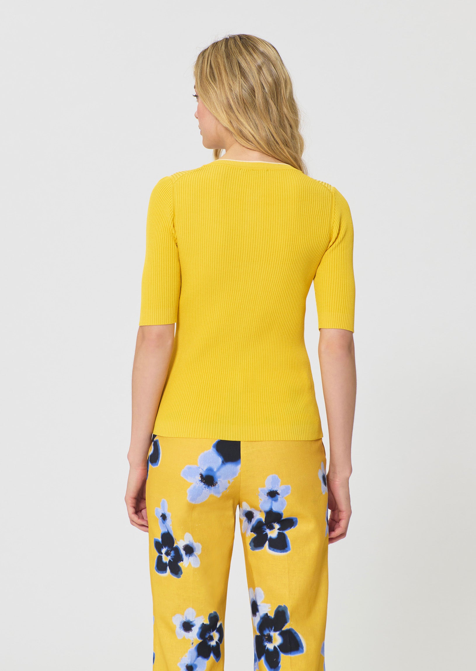 Gipsy Cardigan yellow back