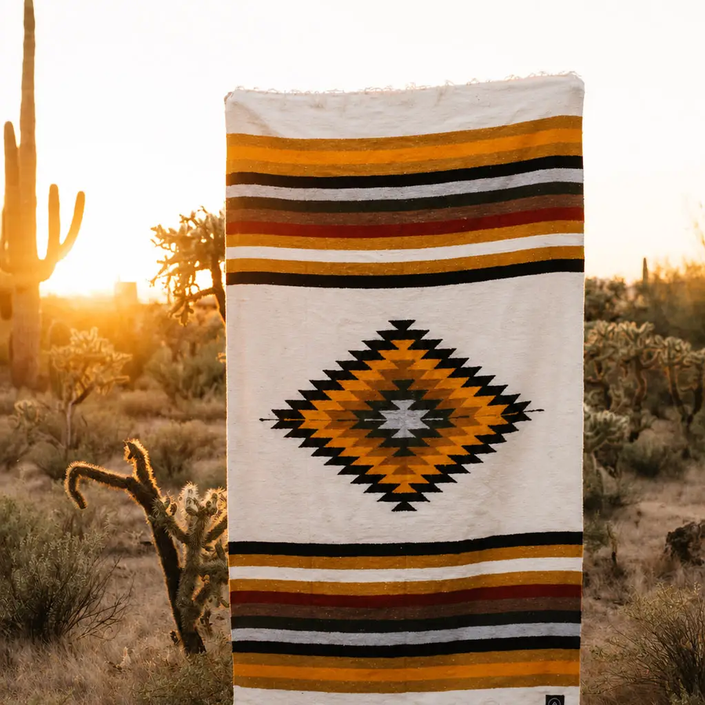Gathered Earth Handwoven Blanket
