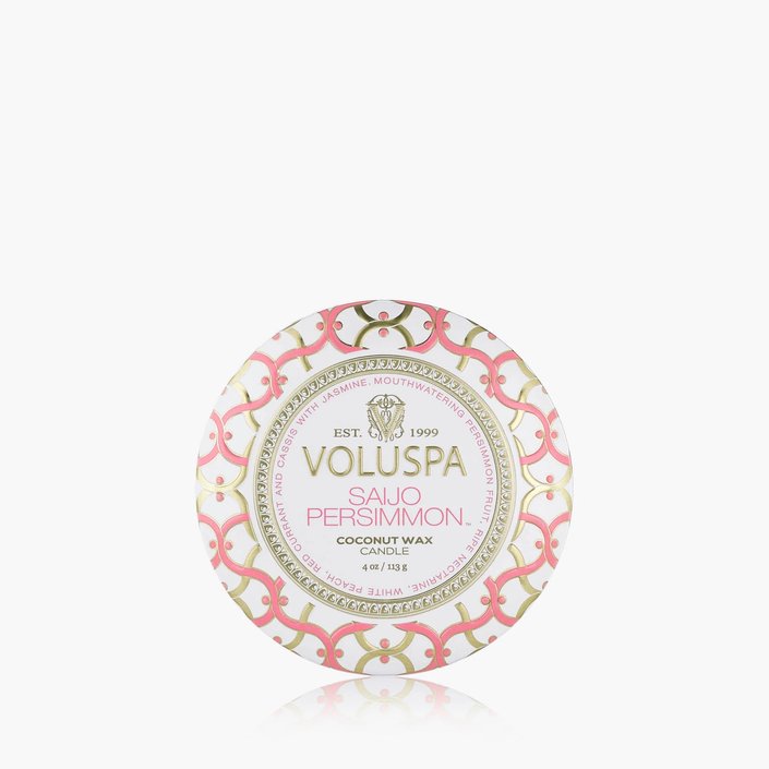 Saijo Persimmon Mini Tin Candle