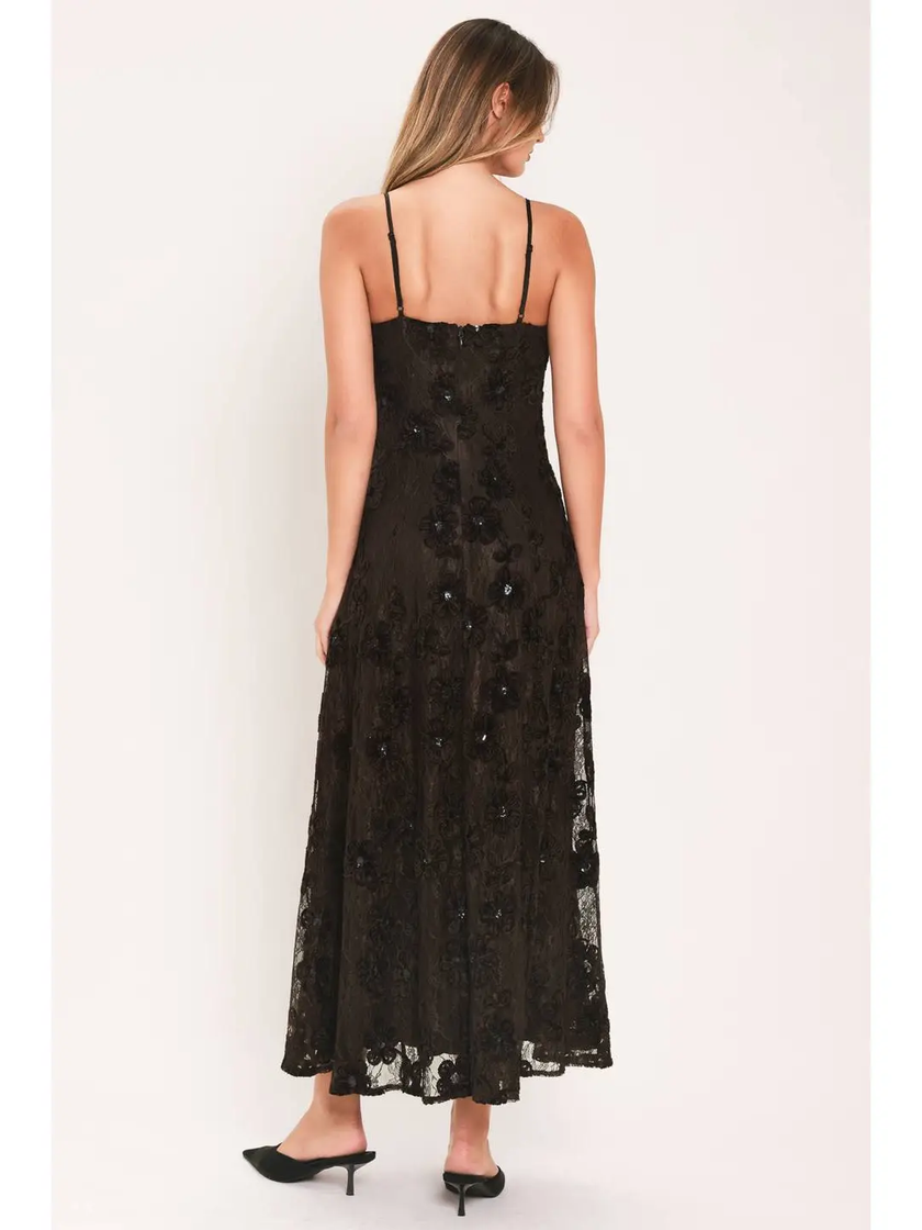 Starling Woven Dress, brown-back