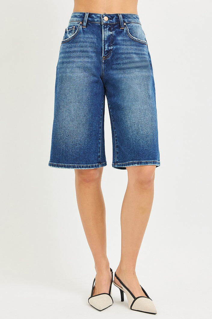 Slouchy Burmuda Short -Stretchy
