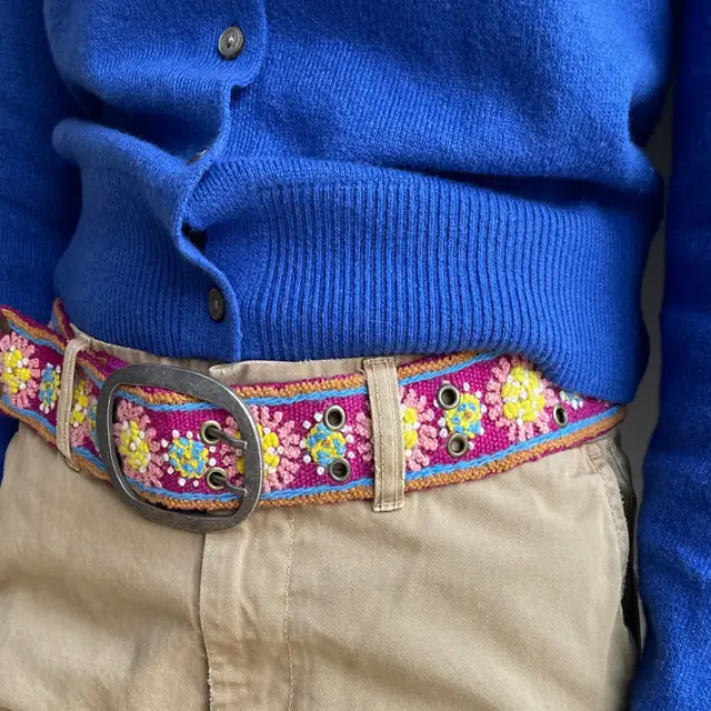 Jenny Krauss Floral belt - Rosette model