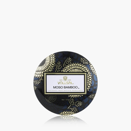 Moso Bamboo Mini Tin Candle