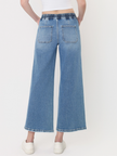 High Rise Drawstring Wide