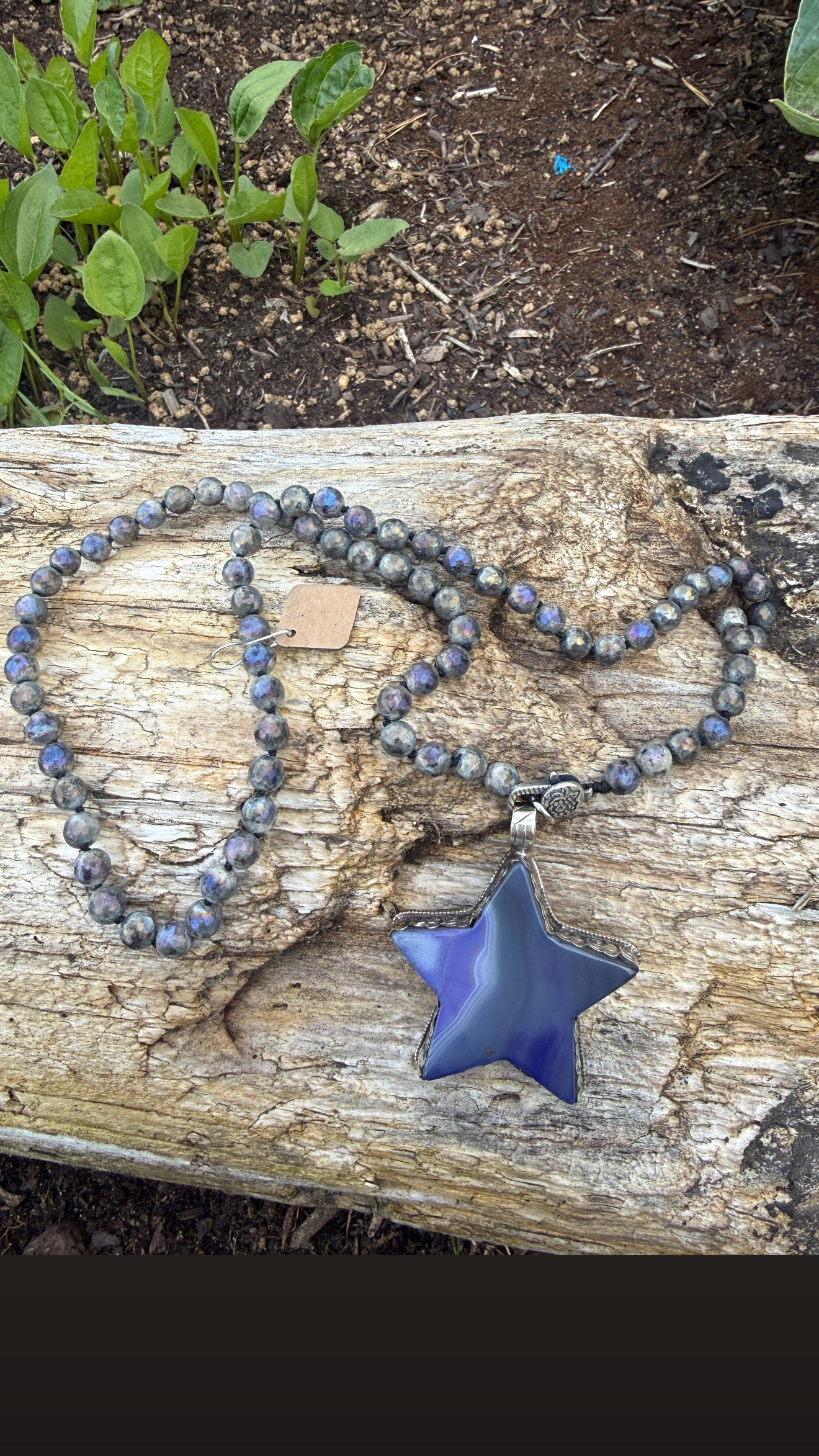 Blue Agate Star/Mystic labradorite