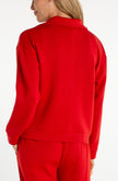 Half Zip Popover Long Sleeve Top